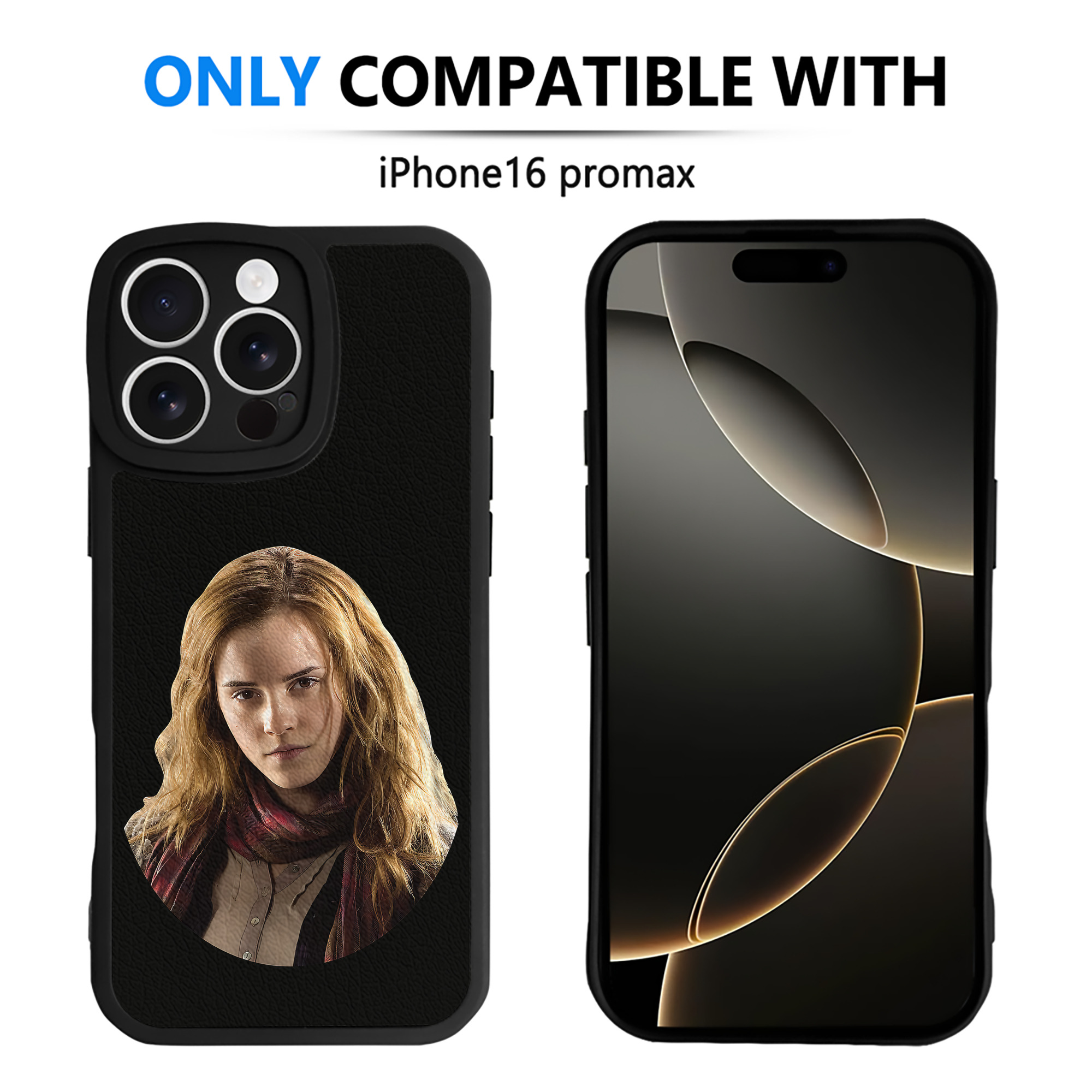 （画像用） Harry Potter ハリー・ポッターシリーズ 【iPhone 16シリーズ対応】シリコンスマホケース（レザー調） 材質：シリコン